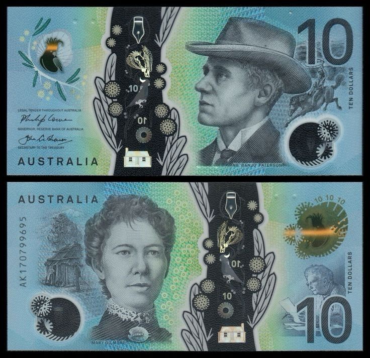 10 AUD – Buy 10 dollar Australian banknote