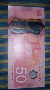 50 Canadian dollar – 50 Canadian dollar bills for sale